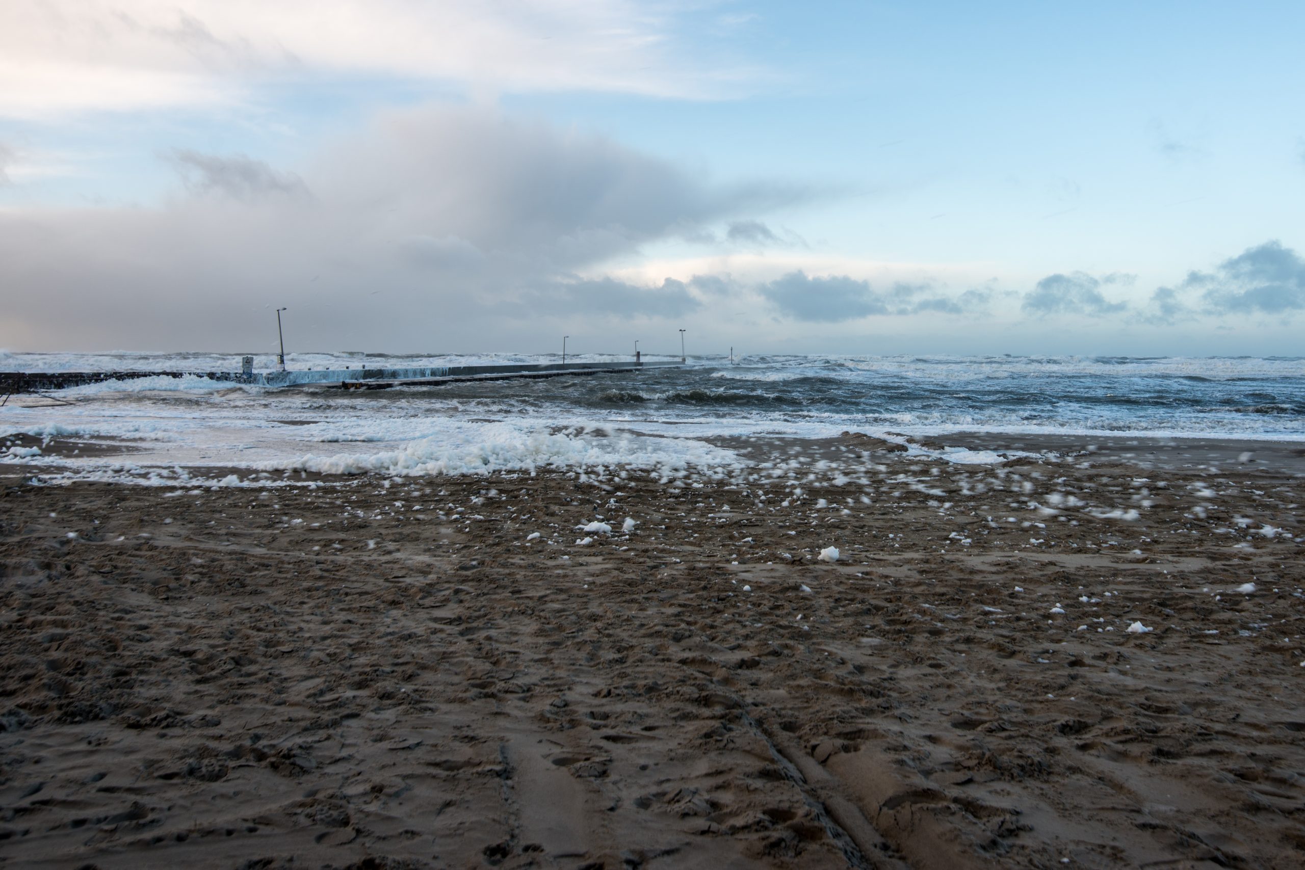 Storm i Løkken